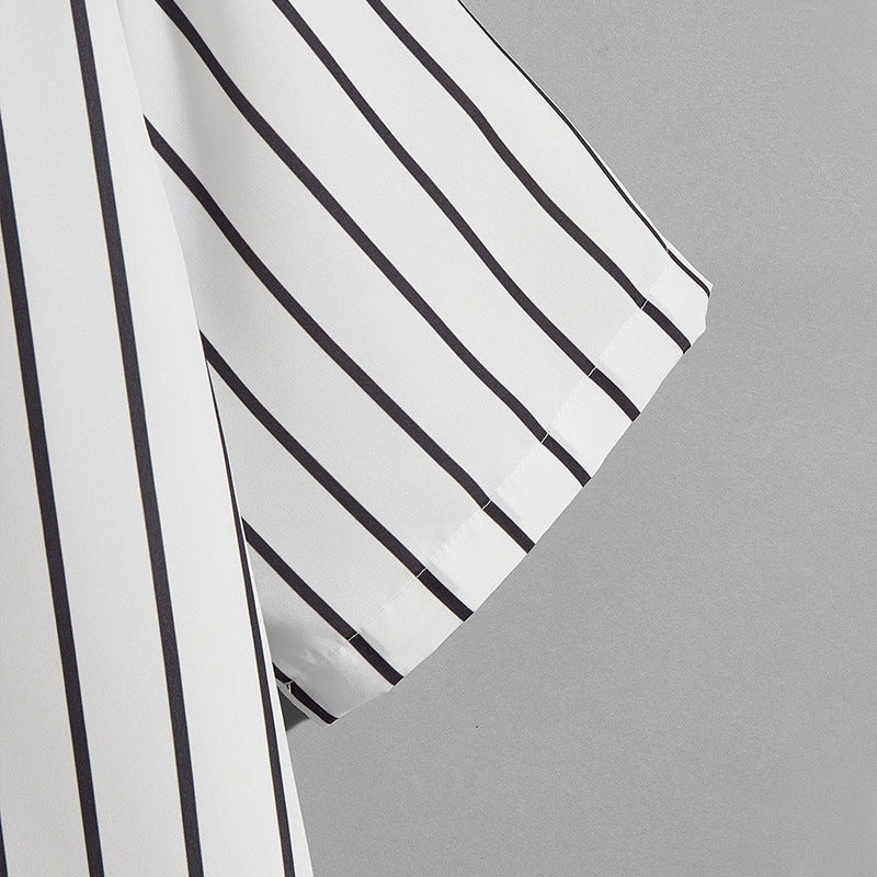 AI Black Stripe Baseball Tee