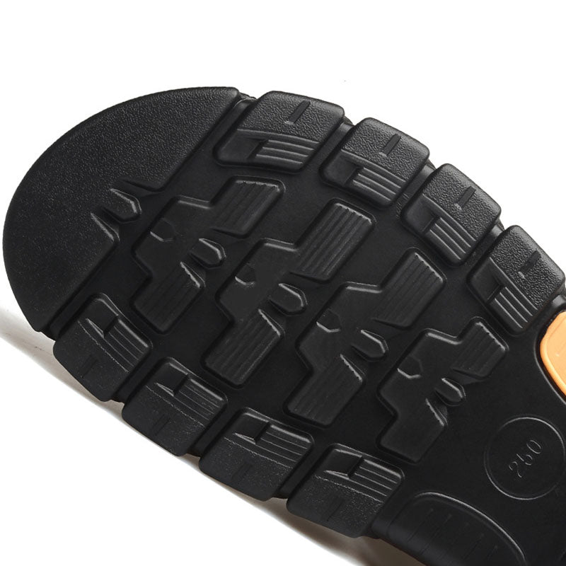 Cut Out Leather Sandals