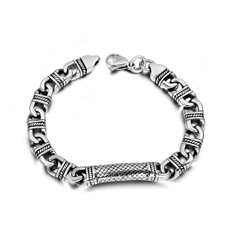 925 Silver Punk Totem Bracelet