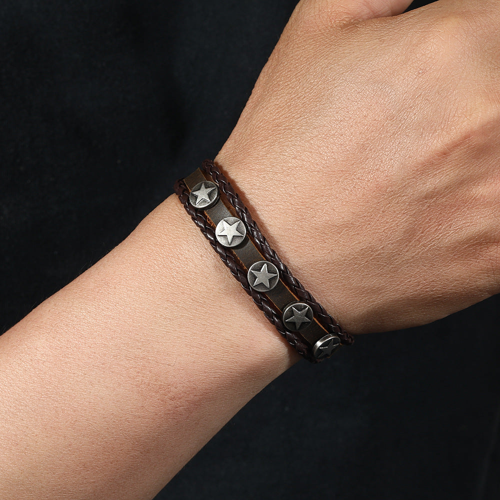 Men's Genuine Leather Bracelet