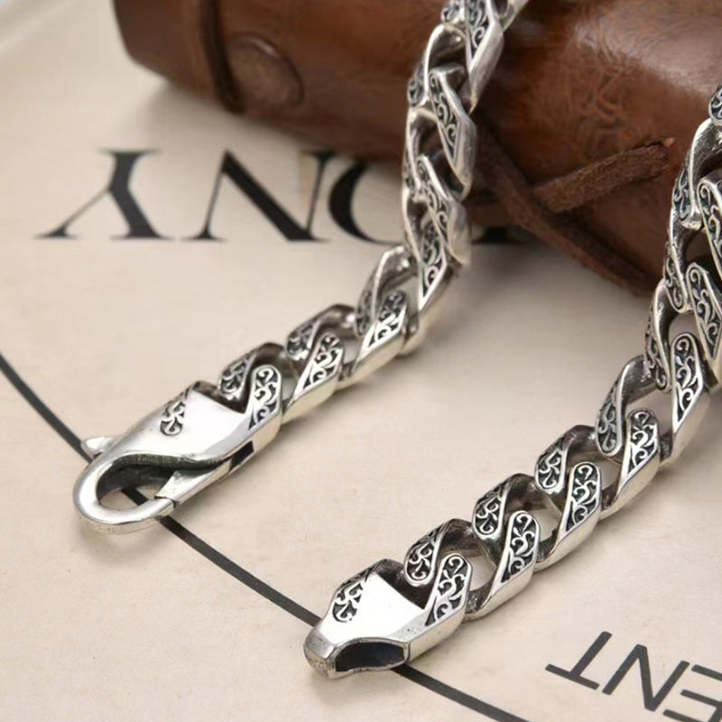 Three color inlaid gemstone bracelet