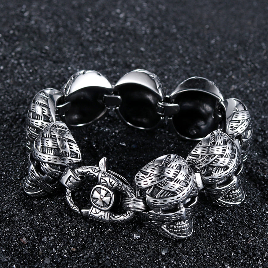 925 Silver Skull Decoration Bracelet