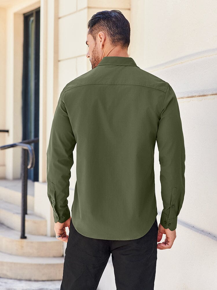 Elegant Untucked Dress Shirt (US Only)