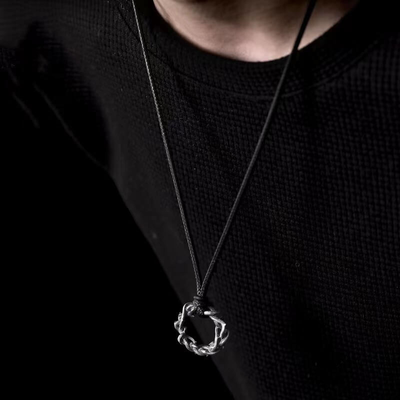 Personalized Retro Thorns Men'S Necklace