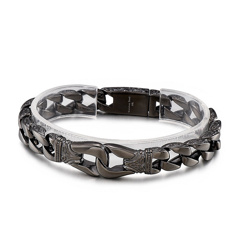 925 Silver Ethnic Pattern Bracelet