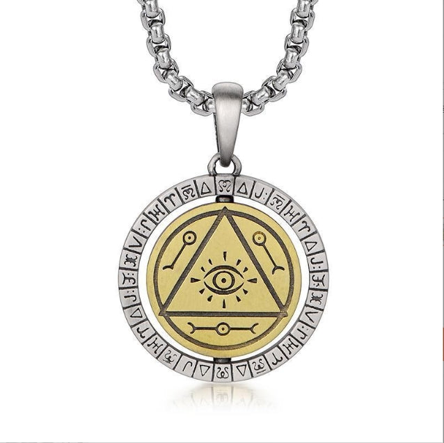 God's Eye Rotating Necklace