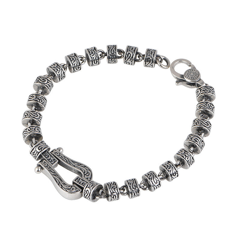 Belt buckle shaped bracelet