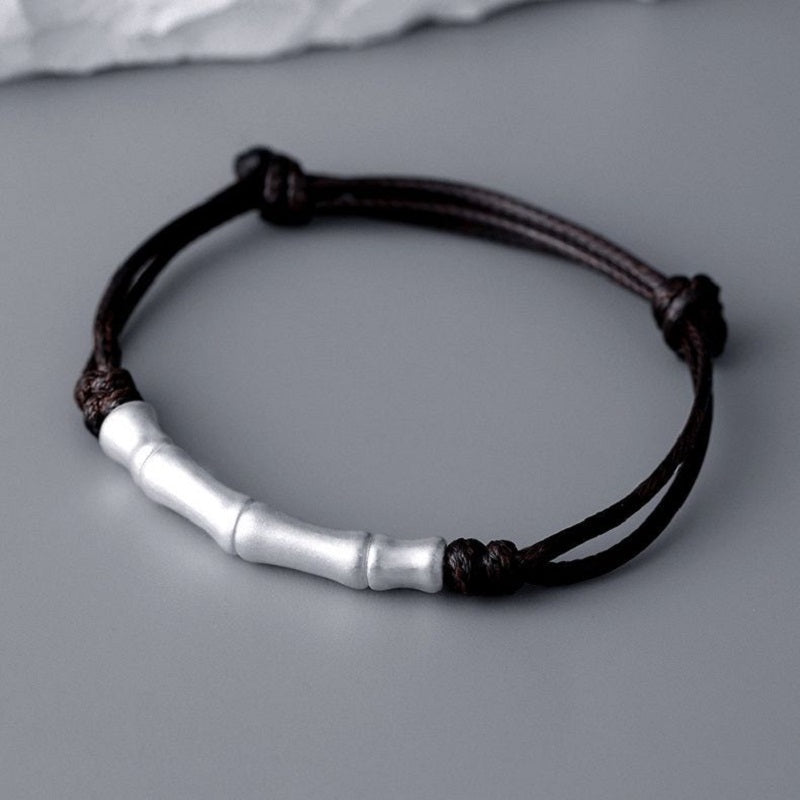 Sterling Silver Bamboo Bracelet
