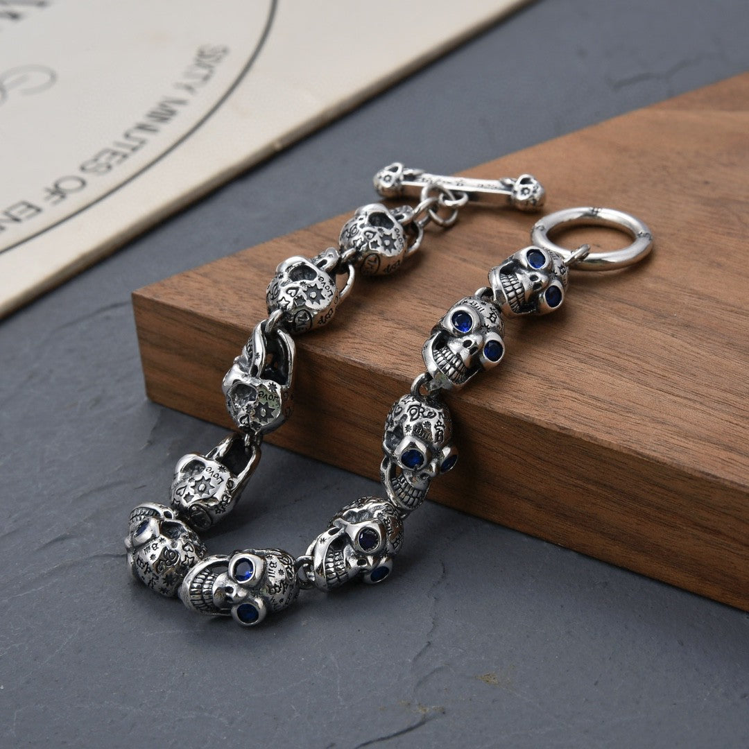 Graffiti Skull Bracelet