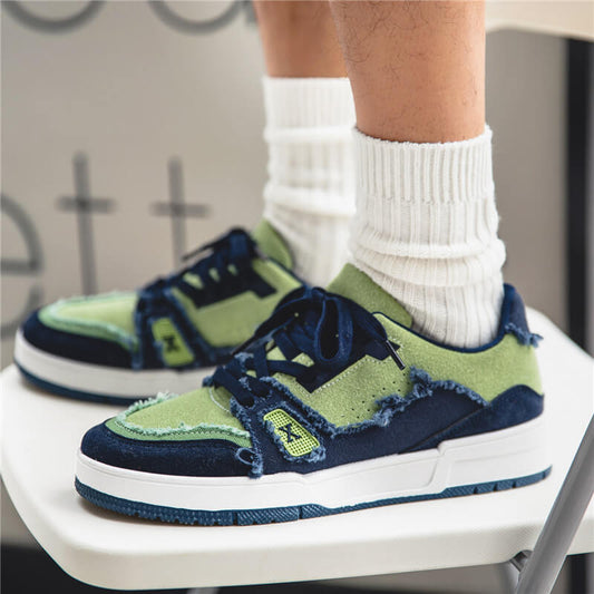 Chictango Ripped Patchwork Sneakers