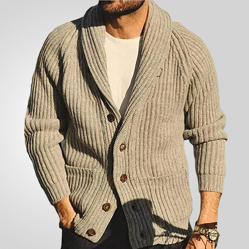 Chictango Lapel Knit Cardigan