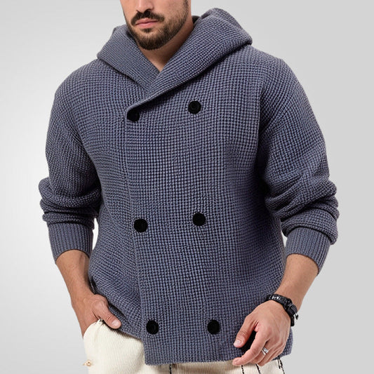 Chictango Double-Breasted Hooded Sweater