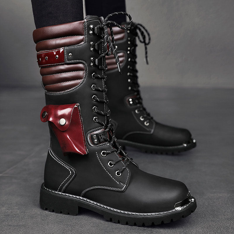 Chictango Pocket Decor High Top Boots