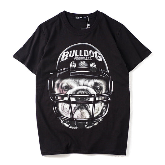 Bulldog Print Tee