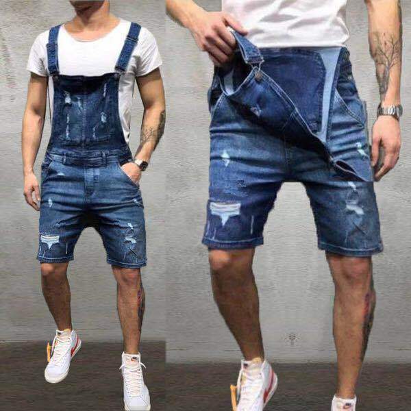 Chictango Denim Shorts Overalls