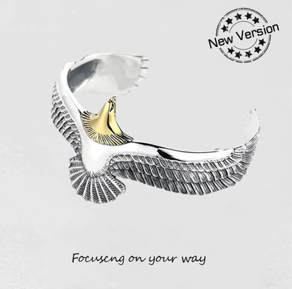 925 Silver energy eagle Bracelet
