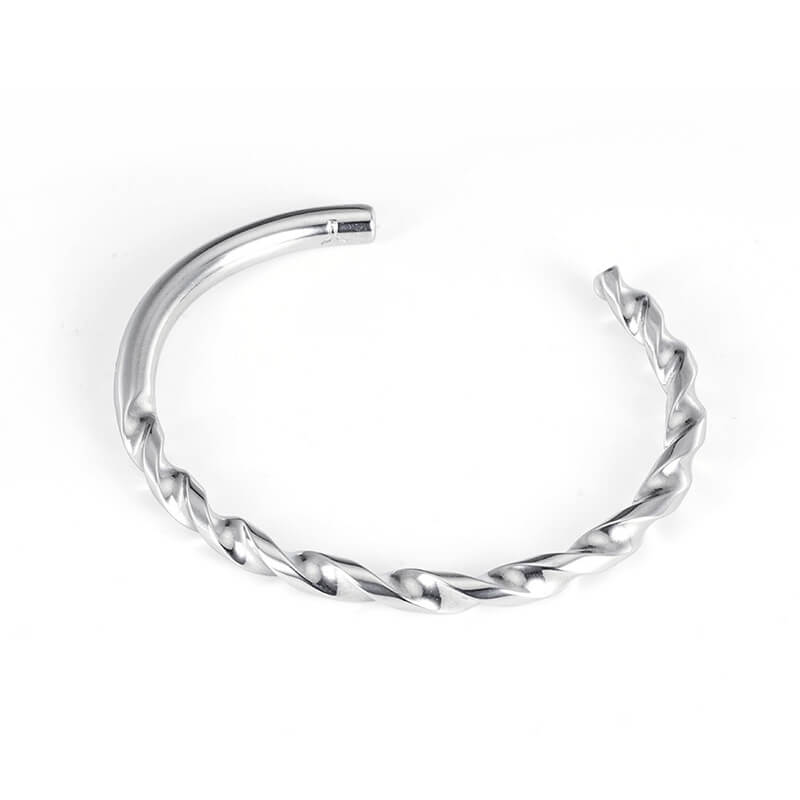 Personalized Titanium Steel Open Bracelet