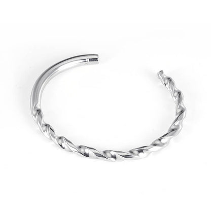 Personalized Titanium Steel Open Bracelet