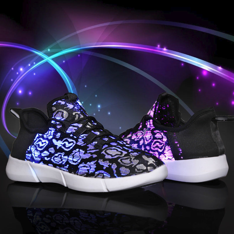 Luminous Fiber Optic Shoes