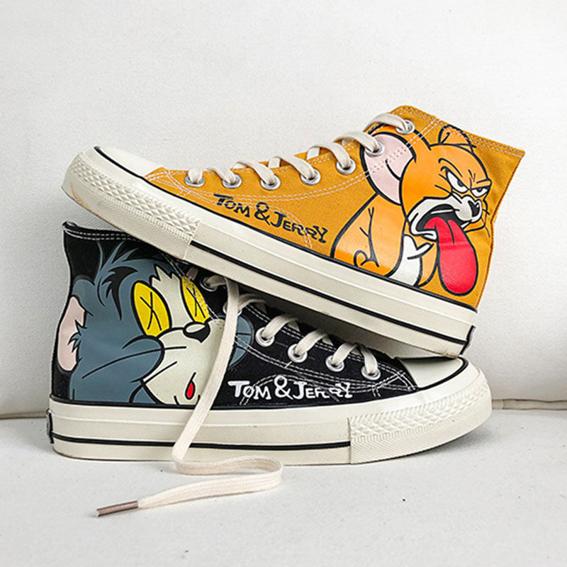 Chictango Cartoon Cat Sneakers