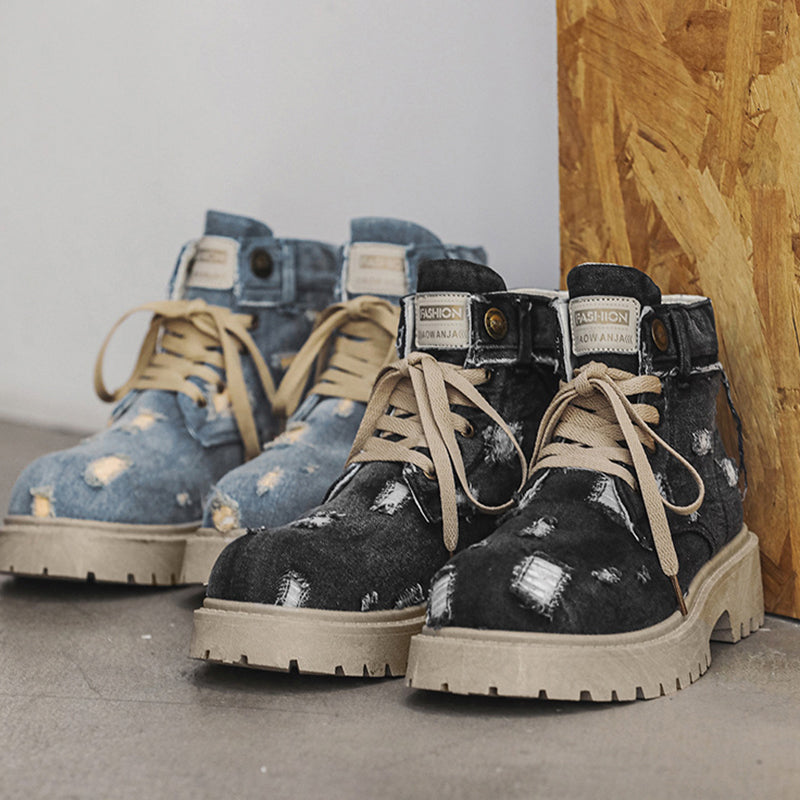 Chictango Retro Denim Sneakers