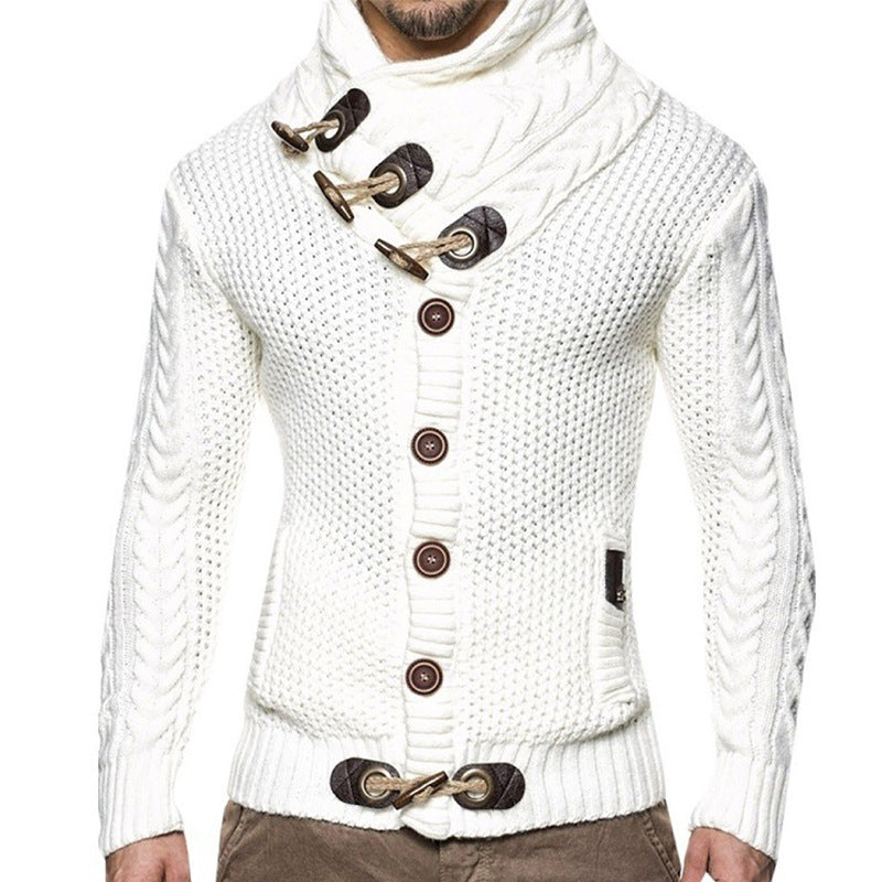 Chictango Buckle Turtleneck Sweater