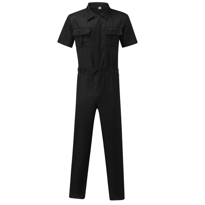 Chictango Belted Cargo Jumpsuits