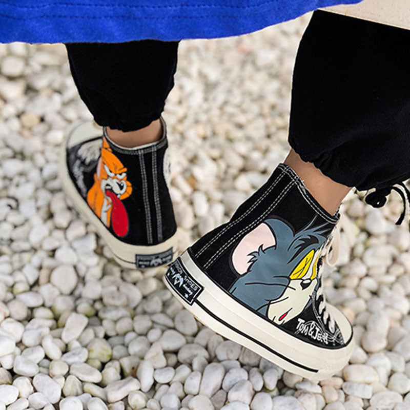 Chictango Cartoon Cat Sneakers