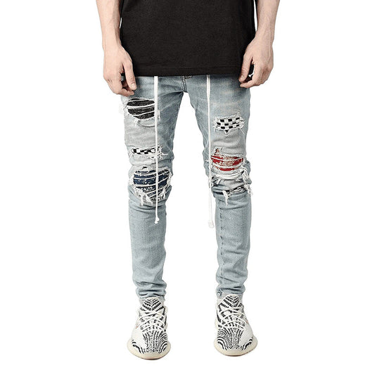 Chictango Patch Ripped Jeans