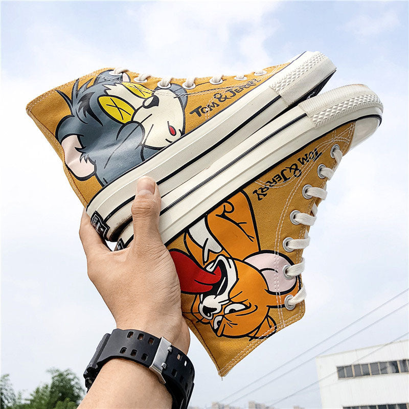 Chictango Cartoon Cat Sneakers