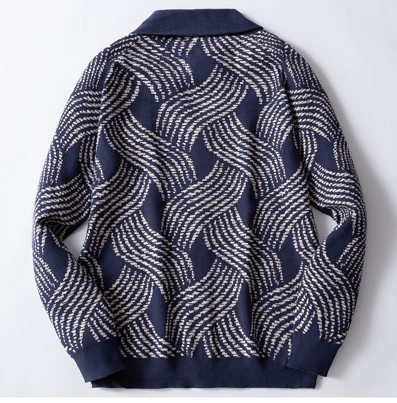 Chictango Waveform Knitted Cardigan