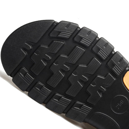 Cut Out Leather Sandals