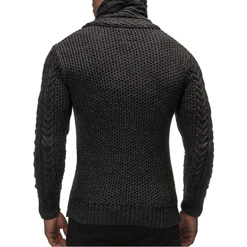 Chictango Buckle Turtleneck Sweater