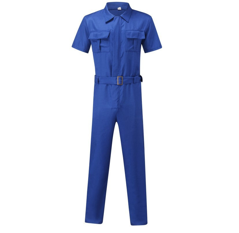 Chictango Belted Cargo Jumpsuits