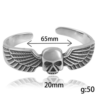 Wing Skull Bracelet