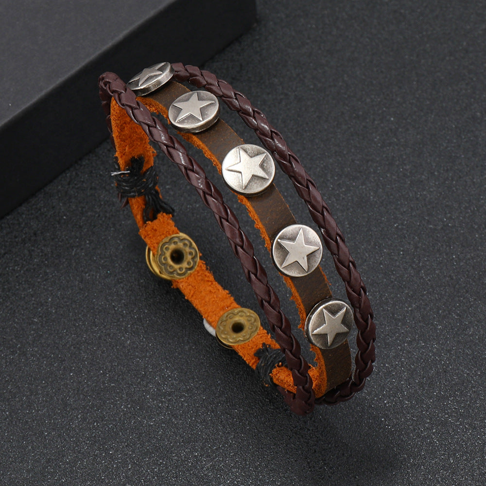Men's Genuine Leather Bracelet