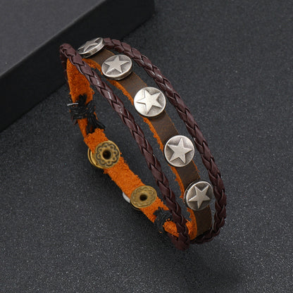 Men's Genuine Leather Bracelet
