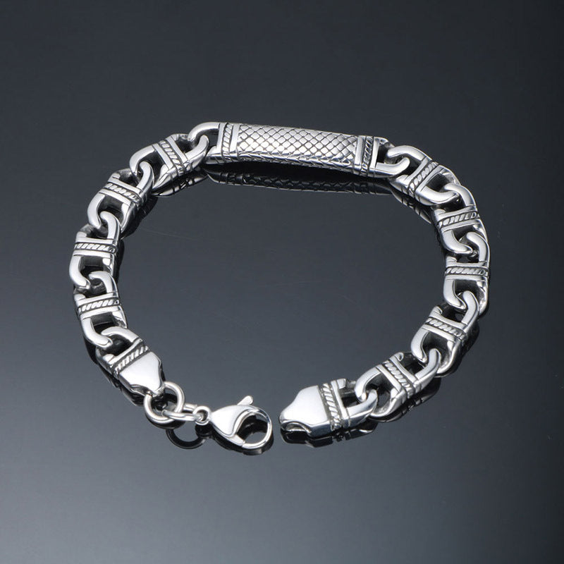 925 Silver Punk Totem Bracelet