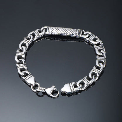 925 Silver Punk Totem Bracelet
