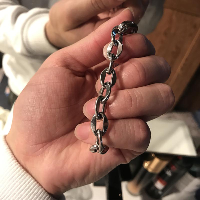 925 Silver Interlaced Bracelets for Man Personality Woven