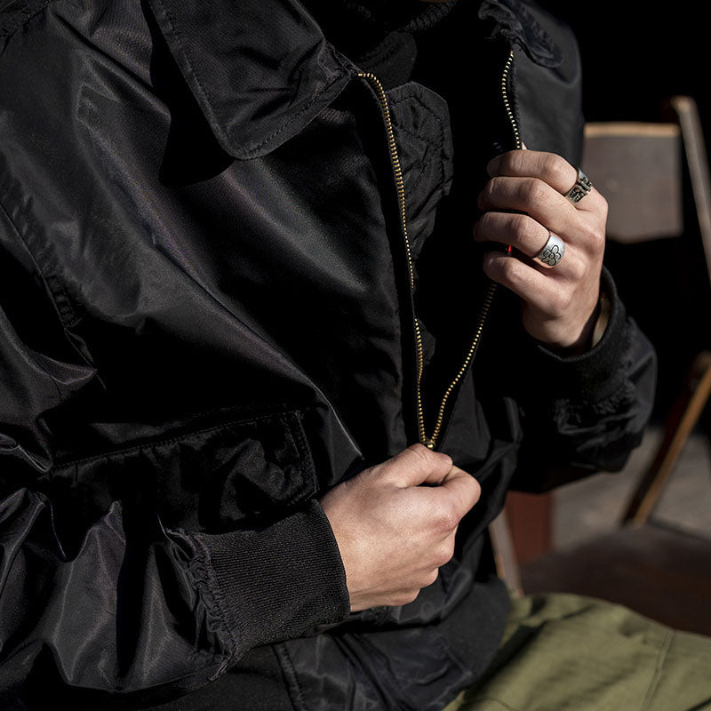 Chictango Lapel Bomber Jacket