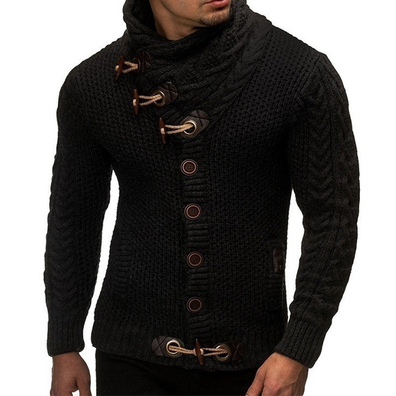 Chictango Buckle Turtleneck Sweater