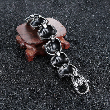 925 Silver Skull Decoration Bracelet