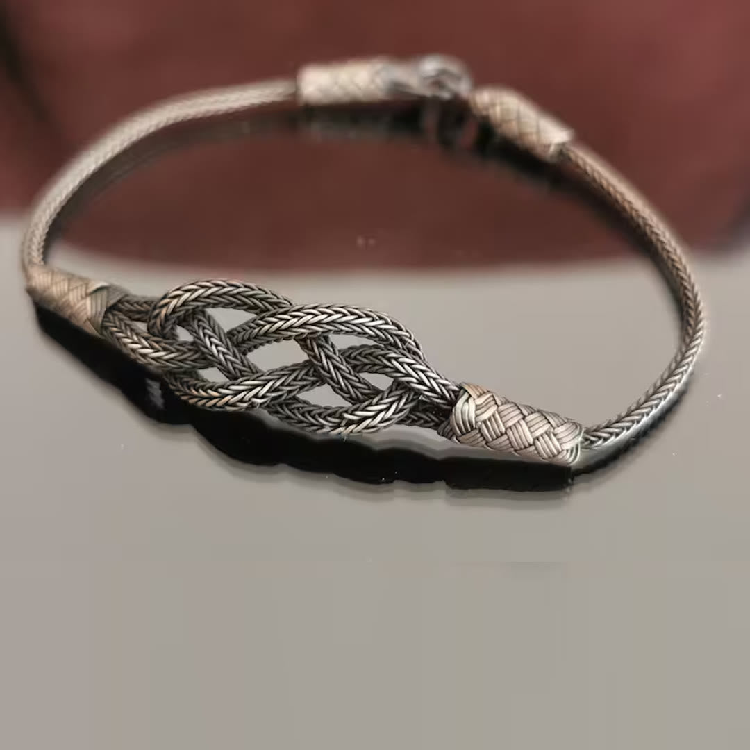 Viking Celtic Knot Braided Bracelet