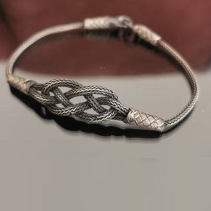 Viking Celtic Knot Braided Bracelet
