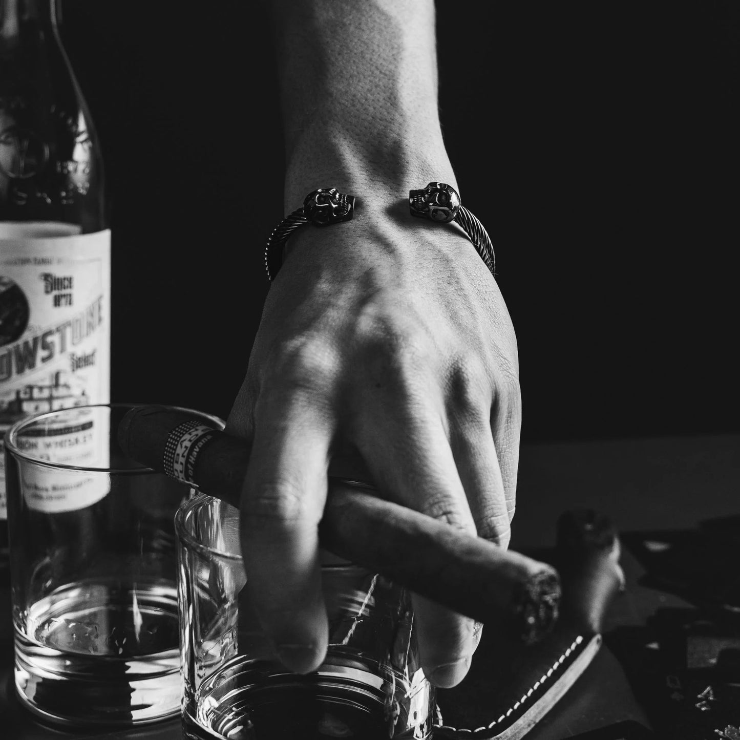 925 Silver Simple And Versatile Skeleton Bracelet