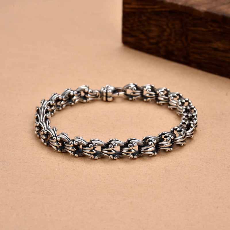 Vintage Wave Woven Bracelet