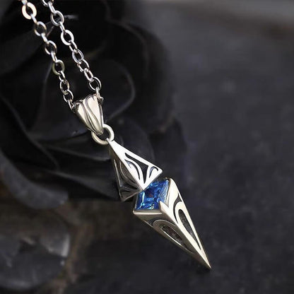 Personalized Retro Star Magic Stone Pendant Necklace