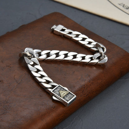 S925 Men's Cross Phoenix Bracelet