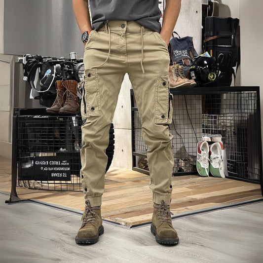 Chictango Pockets Slim Cargo Pants